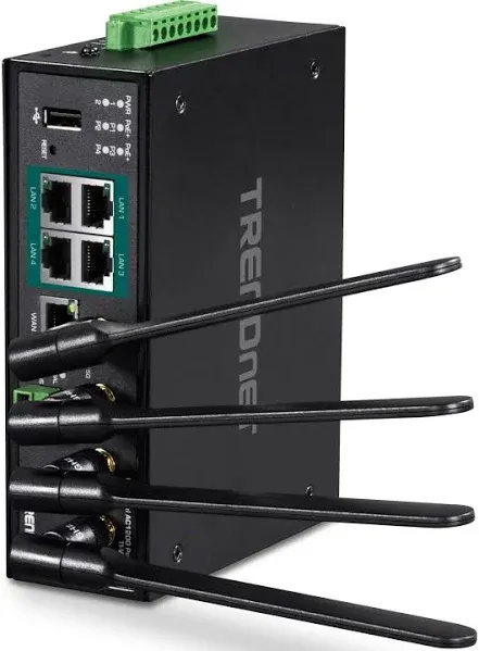 TRENDnet TI-W100 Industrial AC1200 Wireless Dual Band Gigabit Router