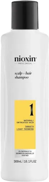 Nioxin Scalp + Hair Shampoo System No.1 - Natural Hair Light Thinning 33.8 oz