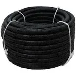 2&#034; x 100 ft  Non-Split LDPE Wire Loom Tubing - Black, Orange or Yellow