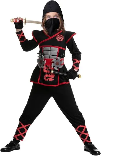 Spooktacular Creations Girls Halloween Ninja Costume