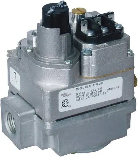 White-Rodgers Standing Pilot Gas Valve Model 36C03-300 - HVAC - Air Conditioning Refrigeration