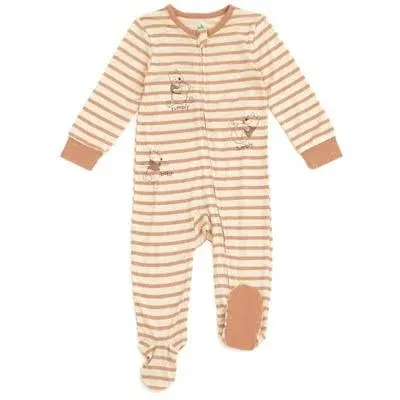 Disney | Baby Boys Winnie the Pooh Baby Zip Up Sleep N&#039; Play Newborn to (Newborn - 24 Months) - Winnie the pooh | Realry