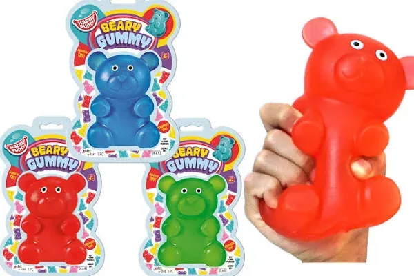 Ja-Ru Happy Bunch Beary Gummy Squeeze Toy