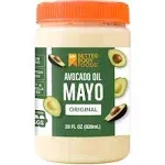 Betterbody Foods Avocado Oil Mayonnaise Non-GMO Mayo Spread Made with Cage-Free Eggs Paleo (28 Ounces)