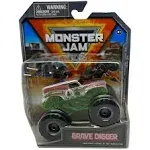 Monster Jam, Official Grave Digger Monster Truck, Die-Cast Vehicle, 1:64 Scale, Kids Toys for Boys Ages 3 and Up