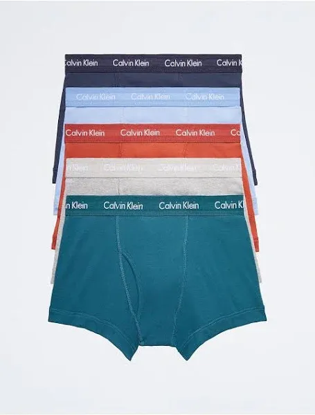 Calvin Klein Men&#039;s Cotton Classics 5-Pack Trunk