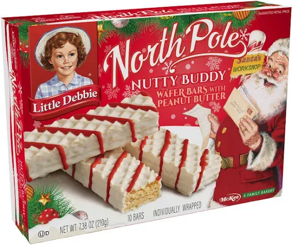 Little Debbie North Pole Nutty Bars