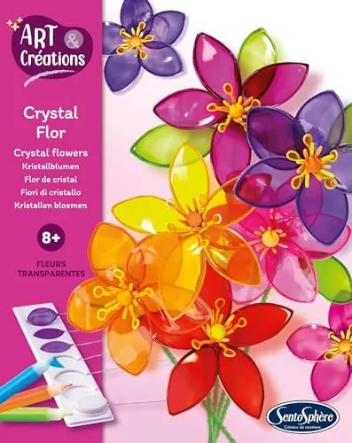 New, Sealed! SentoSphere Crystal Flor (Flowers) Creative Kit - Ages 8+