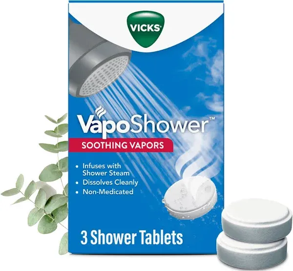 Vicks VapoShower Shower Tablet