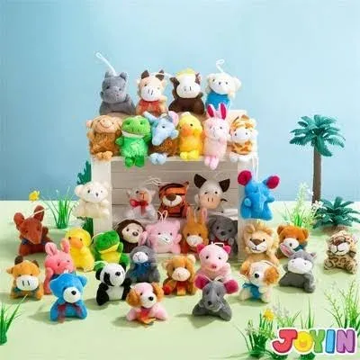 JOYIN 36 Pack Mini Animal Plush Toys