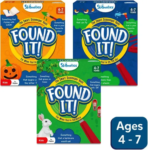 Buy Found It! Holiday Gift Bundle | Smart scavenger hunt for 4 year olds & up