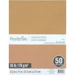 8.5" x 11" Cardstock Paper by Recollections™, 50 Sheets