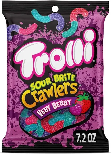 Trolli Sour Brite Crawlers Very Berry