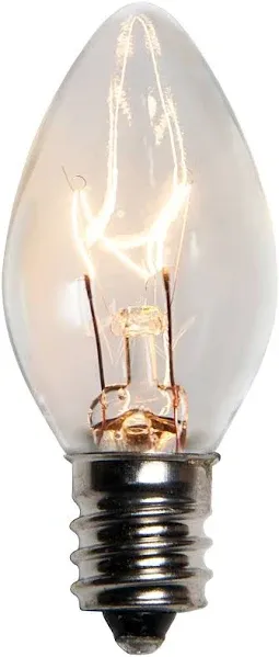 Wintergreen Lighting C7 Transparent 5W Bulb