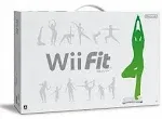 Nintendo Wii Home Console White &amp; Wii Fit Set region Japan - New unused