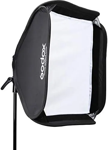 US Godox Collapsible Softbox 80X80cm &amp; S2 Bracket Flash Honeycomb Grid Softbox