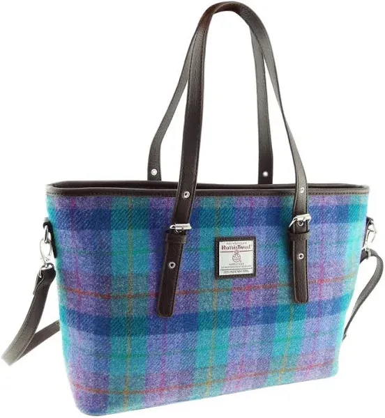 Harris Tweed 'Spey' Large Tartan Tote Bag