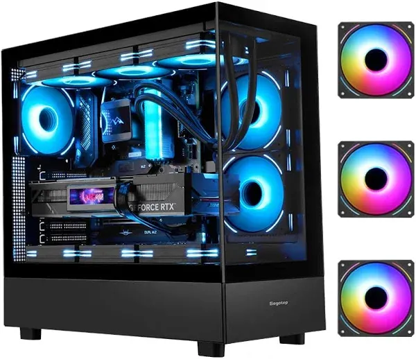 Segotep Endura Pro+ ATX Gaming PC Case