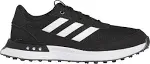 adidas Womens S2G Spikeless 24 Golf Shoes - Core Black/Cloud White/Silver Metallic