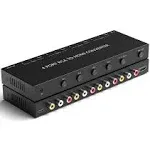 ZUZONG 4 Port RCA to HDMI Converter 1080P720P