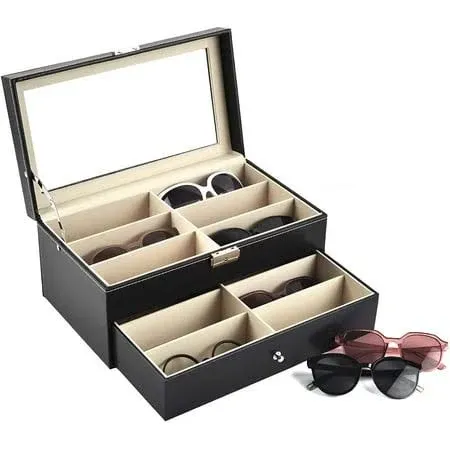 Leatherette Sunglasses Storage Box