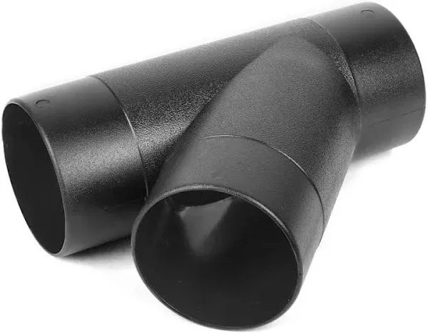 POWERTEC 70106 4-Inch Y-Fitting Dust Hose Connector