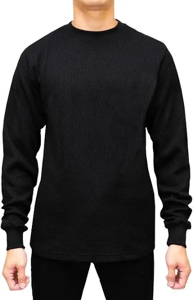 Access Men's Heavyweight Long Sleeve Thermal Crew Neck Top