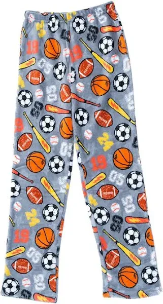 Prince of Sleep Plush Pajama Pants - Fleece Pjs for Boys