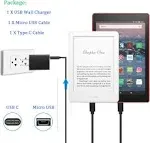 Kindle Fire Charger [ul Listed] Compatible for Kindle Fire 7 HD 6 7 8 10 Tablet and Fire 8 10 Plus Kids Pro Kids Edition Kindle Fire HD HDX 7”