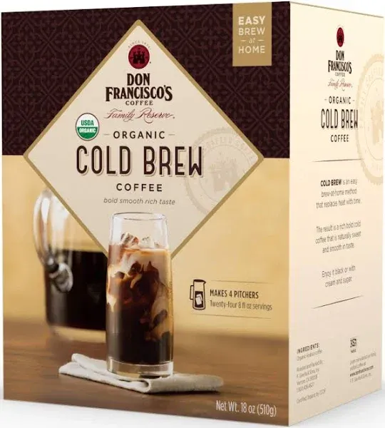 Don Francisco's Organic Cold Brew Coffee