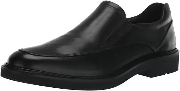 ECCO Men's London Apron Toe Leather Slip-On Loafers