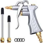 JASTIND Industrial Air Blow Gun with Brass Adjustable Air Flow Nozzle 