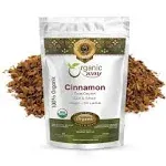 Organic Way True Ceylon Cinnamon Cut & Sifted (Cinnamomum Verum) - Adds Flavour | Organic & Kosher Certified | Raw, Non GMO & Gluten Free | USDA