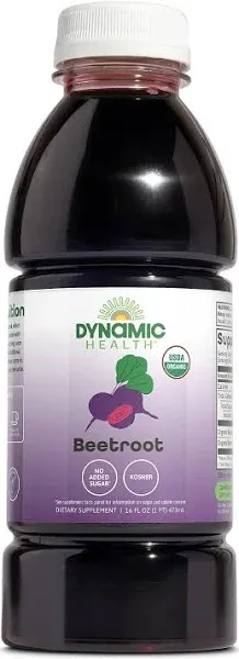 Dynamic Health - Certified Organic Beetroot Juice - 16 fl. oz.