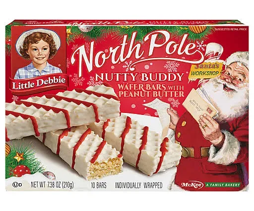 Little Debbie North Pole Nutty Bars