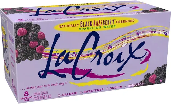 La Croix - 'Black Razzberry' Sparkling Water (12OZ) - The Epicurean Trader