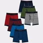 Hanes Boys' 7pk Boxer Briefs - Colors May Vary M