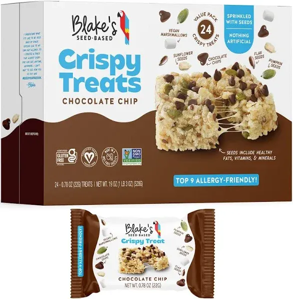 Blake's Seed Based Chocolate Chip Rice Crispy Treats