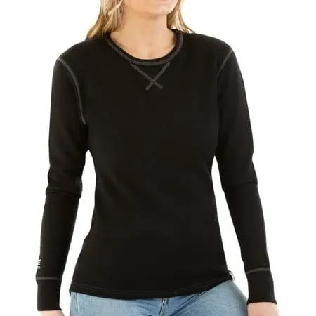 MERIWOOL Women’s Merino Wool Heavyweight Baselayer Crew – Choose Your Size