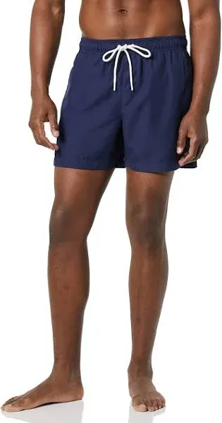 Amazon Essentials Men&#039;s 5&#034; Quick-Dry Swim Trunk 32, Navy 