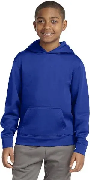 Sport-Tek Youth Sport-Wick Fleece Hooded Pullover