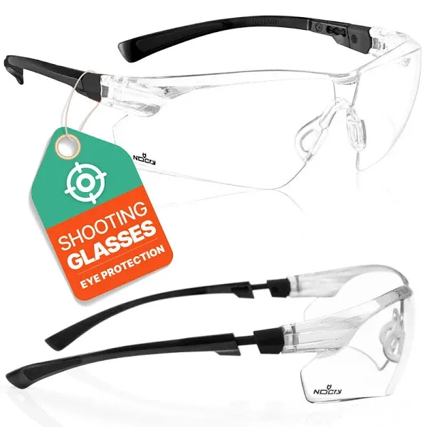 NoCry EyeArmor+ Adjustable Anti-Fog Clear Safety Glasses