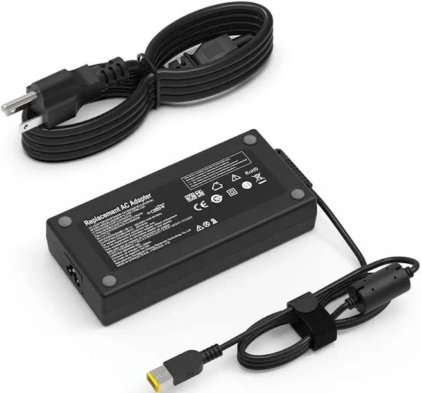 170W Thinkpad Charger for Laptop Lenovo Thinkpad P15 P17 P50 P51 P52 P53 P70 P71 P73 ADL170NLC2A ADL170NDC2A ADL170NDC3A ADL170NLC3A W540 W541 T540P T540P Computer Replacement Power Cord