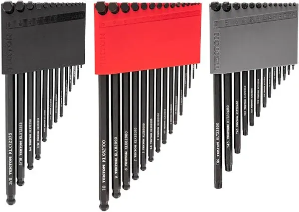 Tekton Ball End Hex and Star L-Key Set