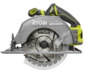 RYOBI 18V Brushless Cordless 7-1/4 in. Circular Saw (Tool Only)