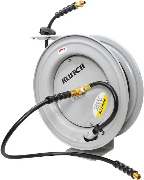 Klutch Auto Rewind Air Hose Reel