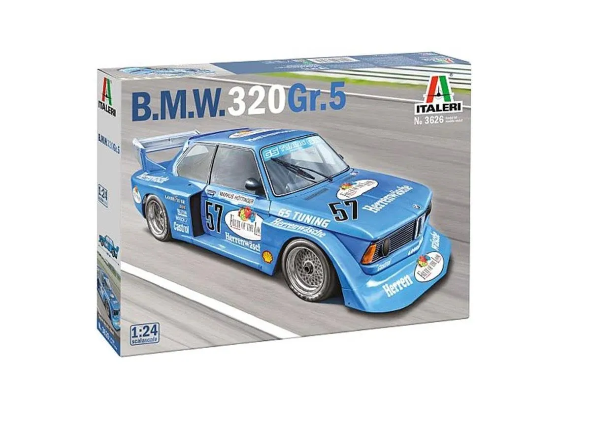 Italeri 1/24 BMW 320i Gr.5 Japanese Instruction Manual Model kit car