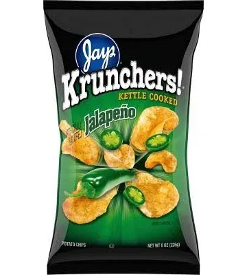 Krunchers Jalapeno Kettle Cooked Potato Chips