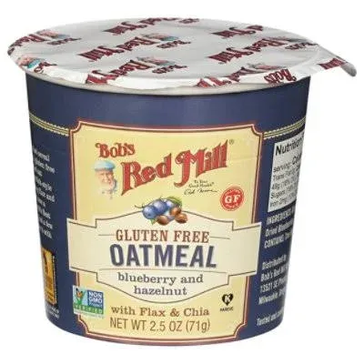 Bob's Red Mill Blueberry and Hazelnut Oatmeal Cup