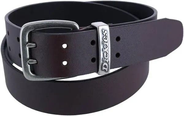 Dickies Men's Leather Two Prong Casual Belt